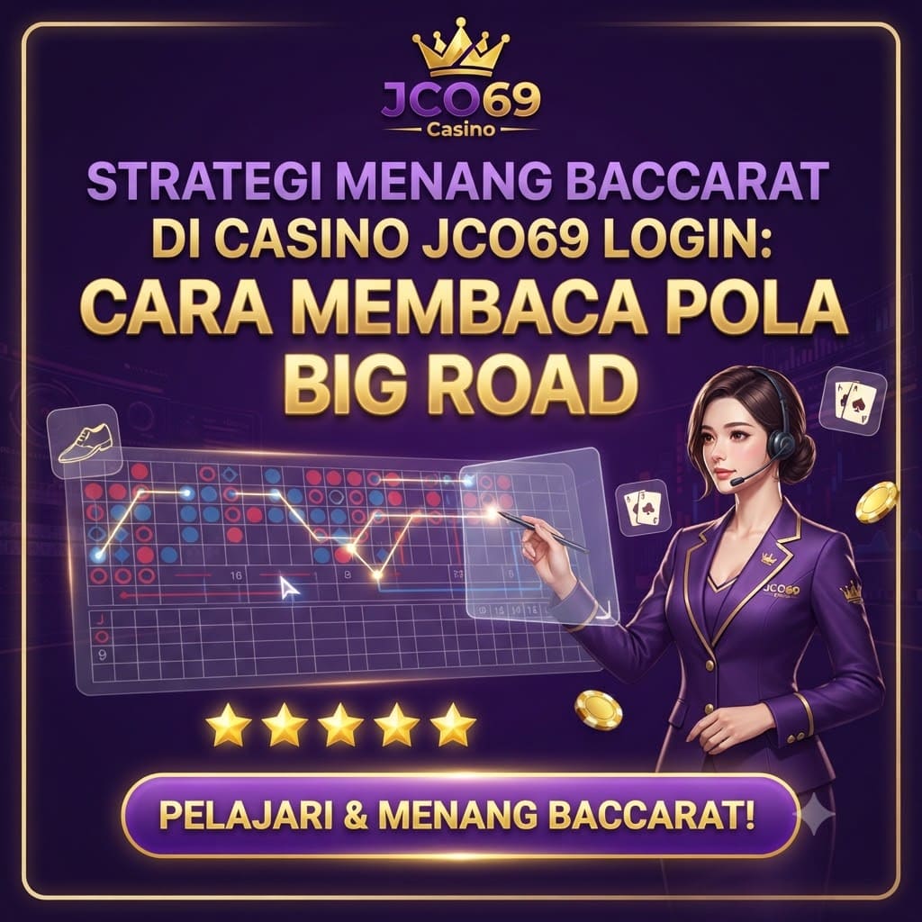 Strategi Menang Baccarat di Casino JCO69 Login: Cara Membaca Pola “Big Road”